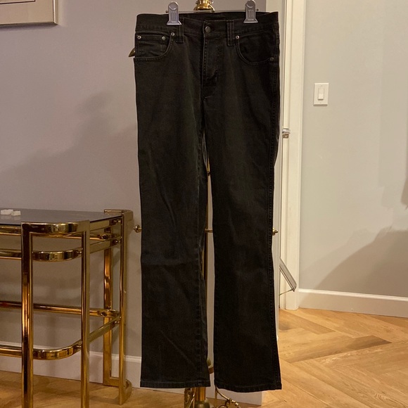 Nudie Jeans Co | NJ2976 | Slim Jim Dry Black Coated | Size 31W 32L - Picture 1 of 13